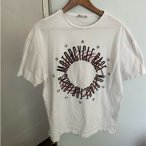 motorcycle rage oversized tee